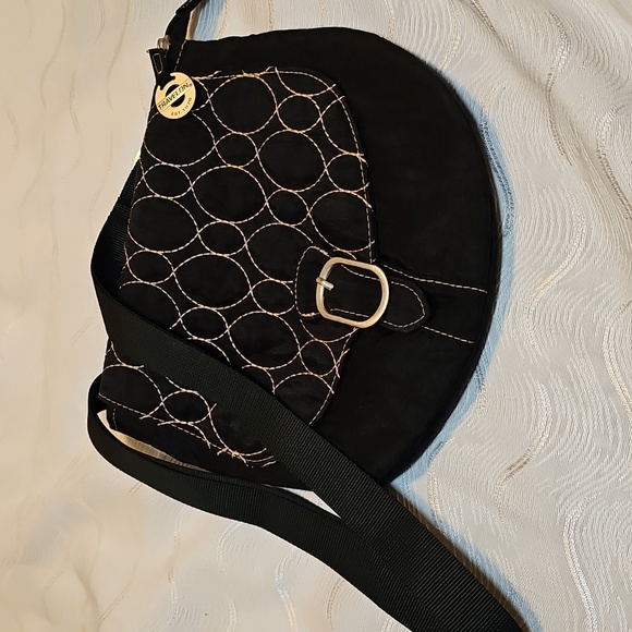 Travelon Handbags - Travelon crossbody bag nylon black adjustable strap excellent condition